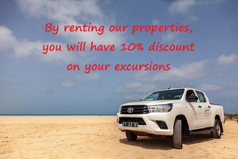 סאל ריי Residence Por Do Sol, Praia Cabral, Boa Vista, Cape Verde, Free Wi-Fi מראה חיצוני תמונה